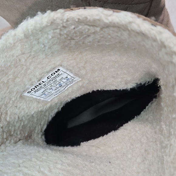 Sorel Women Glacy Pull On Waterproof Outdoor Suede Faux Fur Boots Shoes Sz 9 - Picture 9 of 15